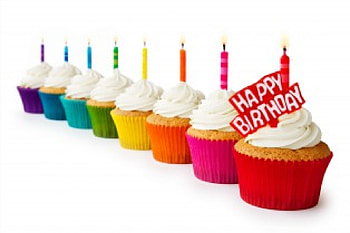 Birtay Cupcakes, birtay, colorful, happy, cupcake HD wallpaper