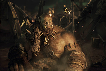 Powerful orc portraits, Fierce warriors, Tribal markings, Unyielding strength HD wallpaper