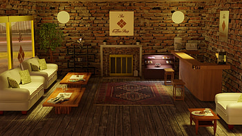 The Coffee Shop, coffee shop, coffee, jazz HD wallpaper