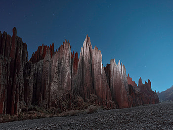 Sharp Rock Mountains, mountains, nature, behance HD wallpaper