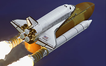 Safe return, good luck, usa, rocket HD wallpaper