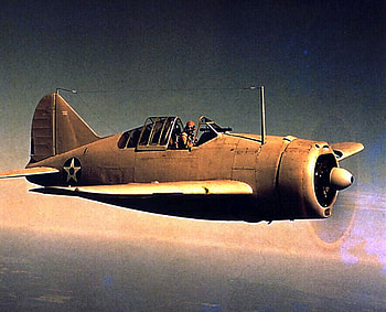 Brewster Buffalo, fighter, ww2, navy, brewster HD wallpaper