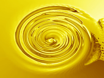 Gold Crome, swirl, abstract, 3d, yellow, gold, crome HD wallpaper