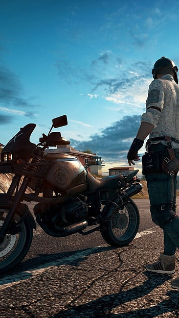 Pubg , Bike, Background HD phone wallpaper