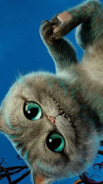 Preview alice through the looking glass, 2016, cheshire cat HD phone wallpaper