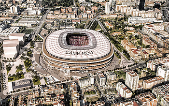 Camp Nou, Barcelona HD wallpaper