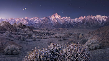 Twilight At The California Eastern Sierra , twilight, nature HD wallpaper