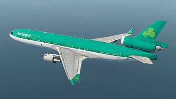 Aer Lingus, MD-11 Overland aircraft, Skins liveries, Travels HD wallpaper