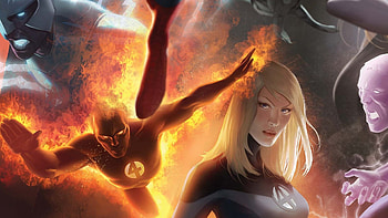 Johnny Storm, Human Torch, , Zoey Simpson HD wallpaper