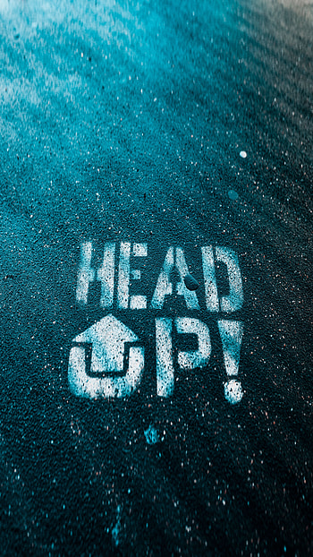Arrow, Words, Asphalt, Inscription, Motivation HD phone wallpaper