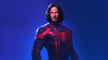 Spider Man 2099 Keanu Reeves New Frontie, spiderman, spiderman-2099, superheroes, artwork, artist, digital-art, keanu-reeves, ai HD wallpaper