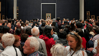 Louvre, Mona Lisa HD wallpaper