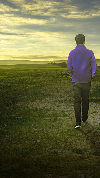 Single Boy Attitude, Walk, alone HD phone wallpaper
