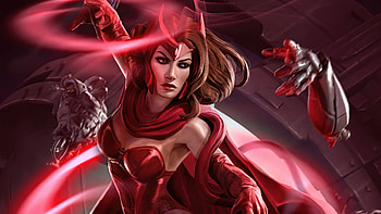 Scarlet Witch Art Print , scarlet-witch, superheroes, artist, artwork, digital-art, behance HD wallpaper