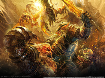 Runes of Magic, fantasy, game, , fight, warrior HD wallpaper