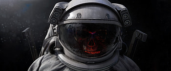 Critical Mission Failure , astronaut, skull, artist, artwork, digital-art HD wallpaper