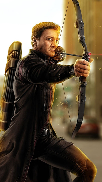 Jeremy Renner, Movies, Archer Hawkeye, Marvel Art HD phone wallpaper