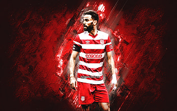 Saber Khalifa, Club Africain, Tunisian Footballer, Portrait, Red Stone Background, Football, Tunisian Championship HD wallpaper