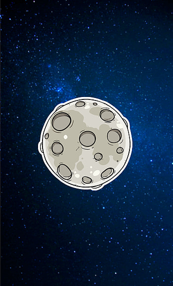 Moon space, Blue, Dark, Luna, Espacio, stars, oscuro, estrellas HD phone wallpaper