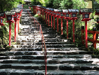 Kifune Shrine, Kyoto HD wallpaper