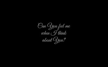 Can you feel me..., words, distance, you, me, thoughts, love, feel HD wallpaper