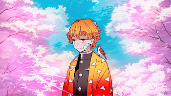 Kimetsu No Yaiba Zenitsu Agatsuma Anime Boy , anime-boy, anime, artist, artwork, digital-art HD wallpaper