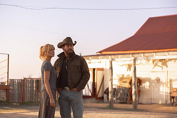 Dutton Ranch — Ranch Couple at Sunrise, TV Show, Cole Hauser, Kelly Reilly HD wallpaper