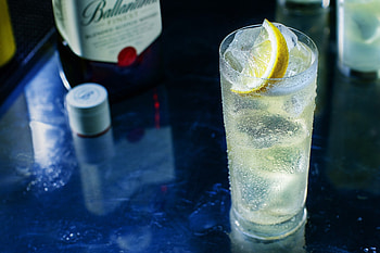 Ballantine's whiskey, Refreshing lemon soda, Perfect pairing, Whiskey and soda HD wallpaper