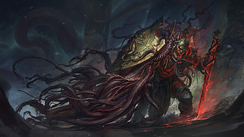 Guardian of the deep, dark, warrior HD wallpaper
