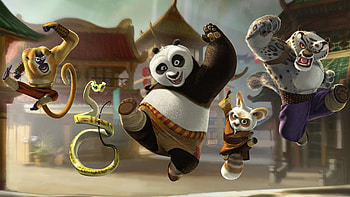 Kung Fu Panda, Iconic characters, Stunning artwork, High resolution HD wallpaper