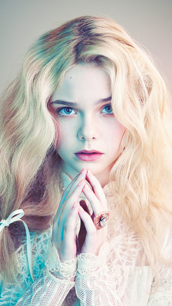 Elle Fanning, Cute, Sony Xperia X HD phone wallpaper