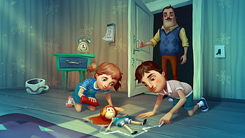 Hello Neighbor 2, Top backgrounds, Thrilling gameplay moments, Immersive experience HD wallpaper