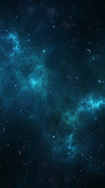 Galaxy, Blue Space HD phone wallpaper