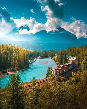 Banff national park, cloud, sky HD phone wallpaper