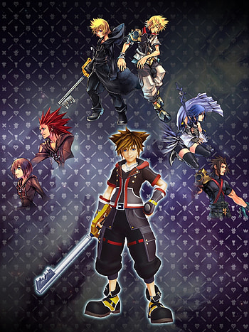 Kingdom Hearts , Sora and friends, Mobile gaming, Keyblade wielders HD phone wallpaper