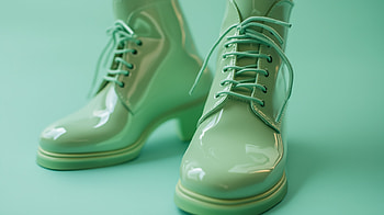 Pastel Green Aesthetic Shoe -, shoe, green, green aesthetic, Pastel Color HD wallpaper