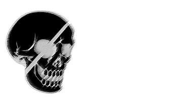 Minimalism, , Drawing, Skull, Pirate HD wallpaper