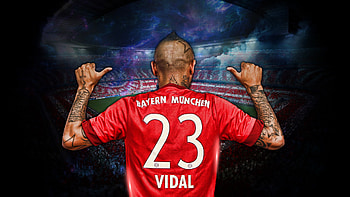 Arturo Vidal Bayern Munich HD wallpaper