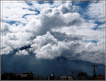 Unusual clouds over Mt Babadag, Turkey, clouds, babadag, turkey, mountain HD wallpaper