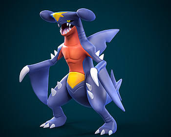 Garchomp Gaming, OBJ file, Garchomp Pokemon, 3D printer HD wallpaper