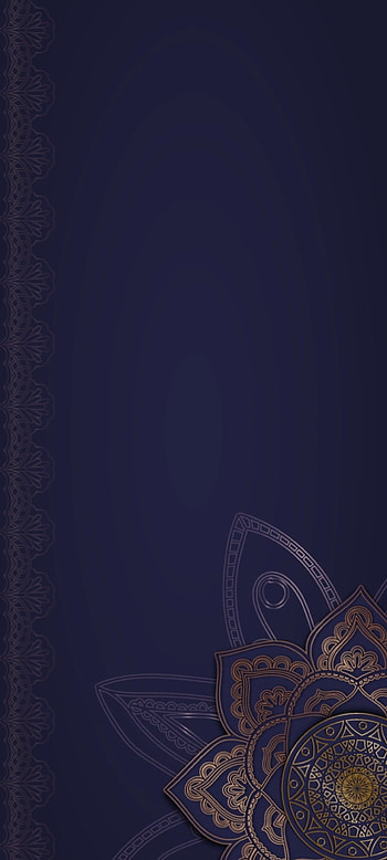 Luxury Mandala, sky, magenta, Dark, Premium, Golden HD phone wallpaper