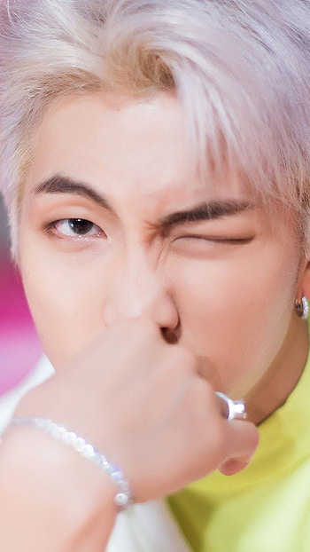 Blinking Rm, bts, bangtan boys, kim namjoon, rap monster HD phone wallpaper