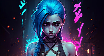Arcane, Jinx (League Of Legends) HD wallpaper