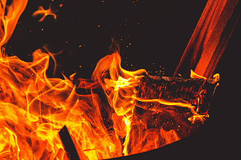 Fire, Bonfire, Flame, Sparks, Miscellanea, Miscellaneous, Firewood HD wallpaper