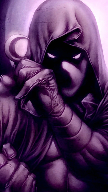 Moon Knight, Purple Theme HD phone wallpaper