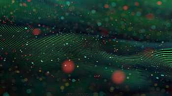 Abstract, Glare, Multicolored, Motley, Lines, Wavy, Point, Points HD wallpaper