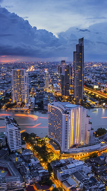 Bangkok , Vibrant city, Stunning background, Urban beauty HD phone wallpaper