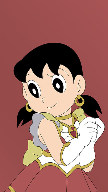 Shizuka, cartoon HD phone wallpaper