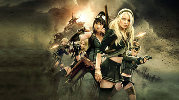 Sucker Punch, Movie's protagonist, Creative action scenes, Fantasy adventure HD wallpaper
