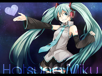 Hatsune Miku, blue, colorful, awesome, heads, cute, vocaloid, beauty, nice, miku, vocaloids, hatsune, skirt, blue eyes, twintail, blue hair, girl, headset, aqua, beautiful, diva, tie, anime, pretty, cool, space, idol, virtual, heart HD wallpaper